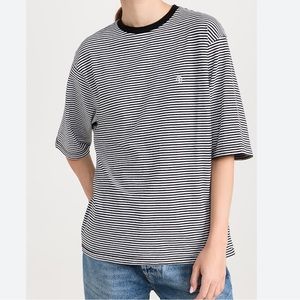 Anine Bing Bo Tee - Black And White Stripe
